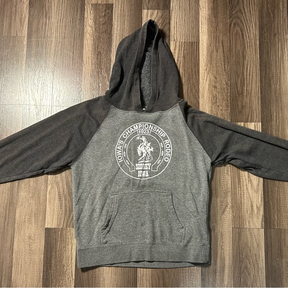 Kids' Gray Championship Rodeo Hoodie